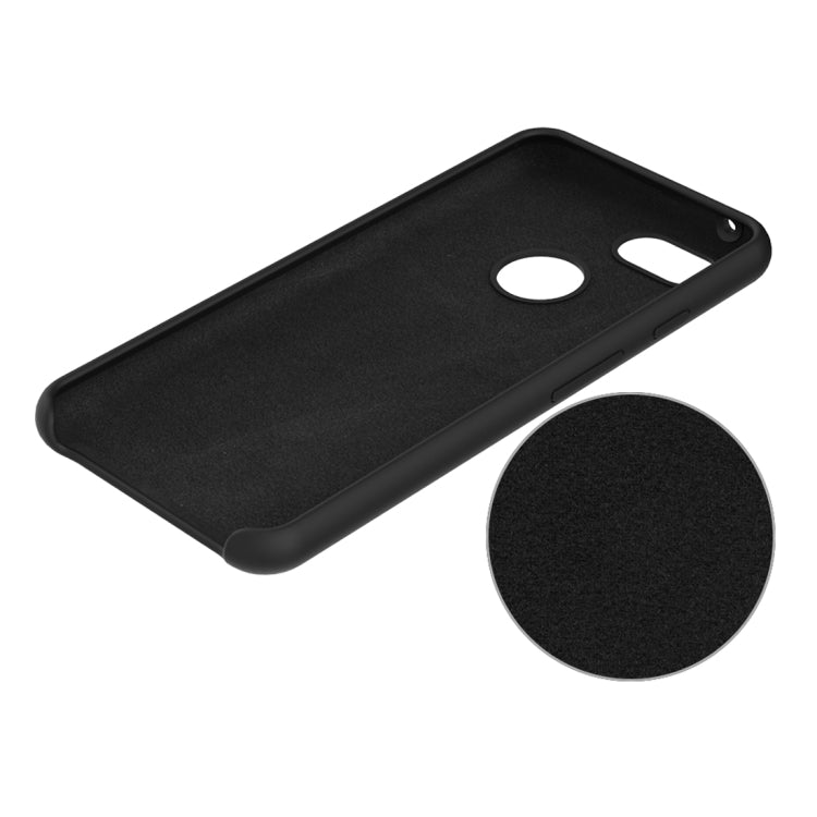 Solid Color Liquid Silicone Dropproof Protective Case for Google Pixel 3