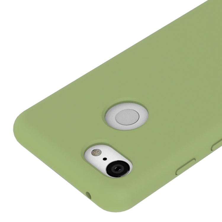 Solid Color Liquid Silicone Dropproof Protective Case for Google Pixel 3