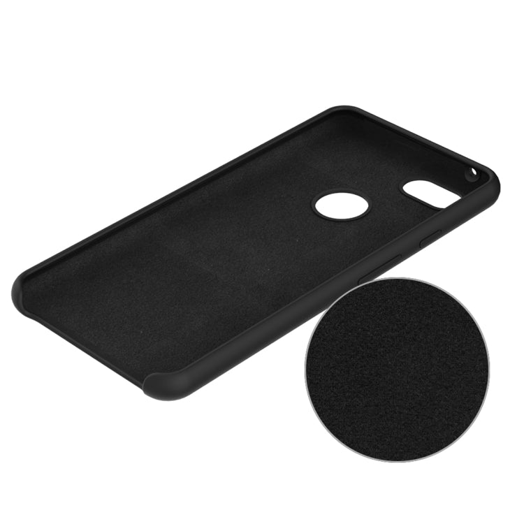 Solid Color Liquid Silicone Dropproof Protective Case for Google Pixel 3 XL