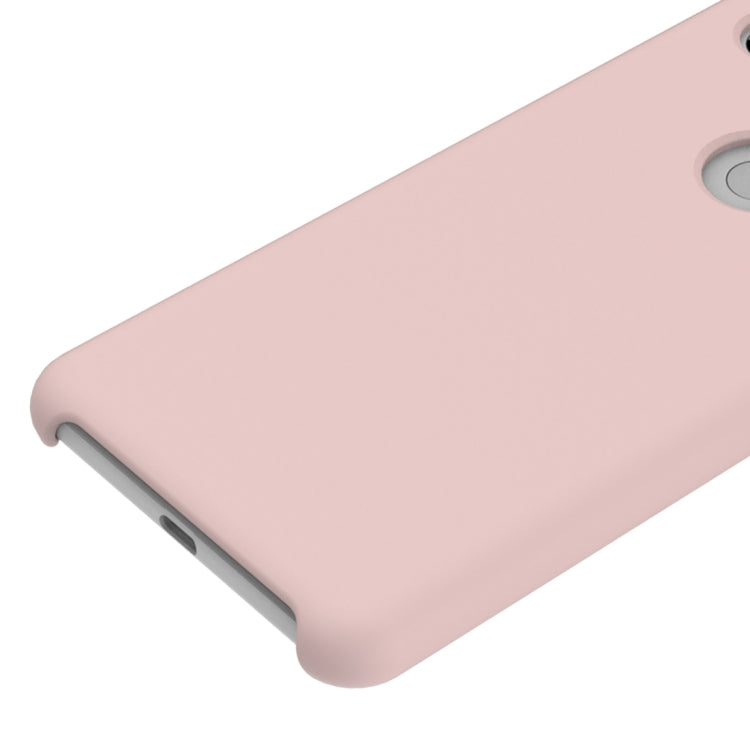 Solid Color Liquid Silicone Dropproof Protective Case for Google Pixel 3 XL