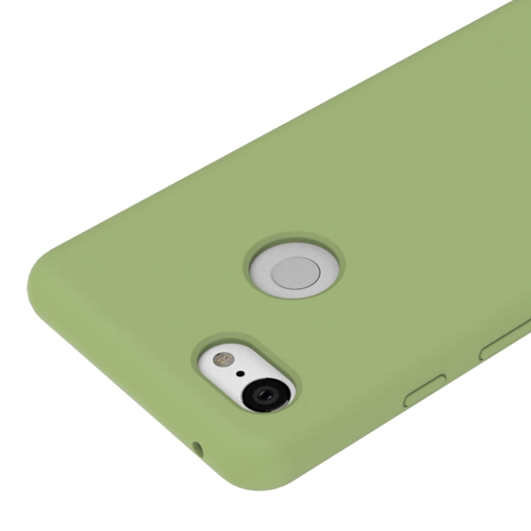 Solid Color Liquid Silicone Dropproof Protective Case for Google Pixel 3 XL