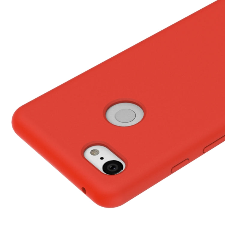 Solid Color Liquid Silicone Dropproof Protective Case for Google Pixel 3 XL