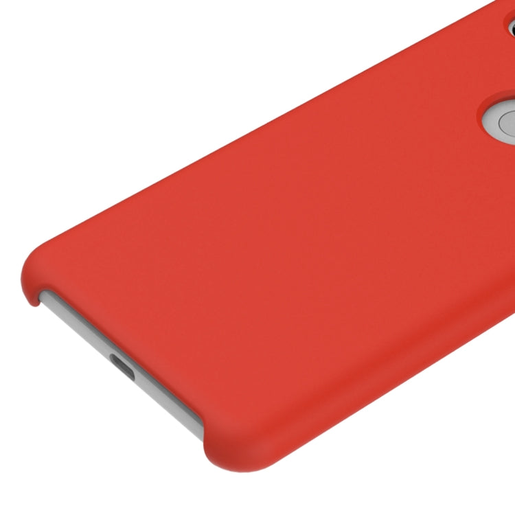 Solid Color Liquid Silicone Dropproof Protective Case for Google Pixel 3 XL