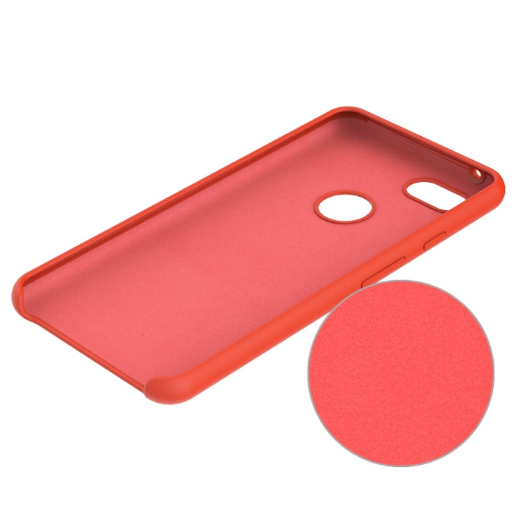 Solid Color Liquid Silicone Dropproof Protective Case for Google Pixel 3 XL