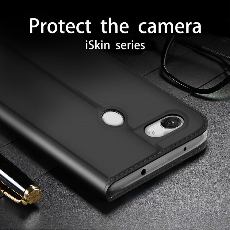 DZGOGO ISKIN Series Slight Frosted PU+ TPU Case for Google Pixel 3a