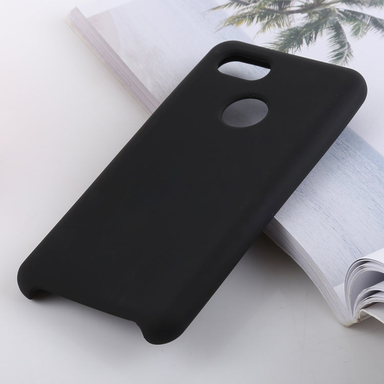 Solid Color Liquid Silicone Shockproof Soft Case for Google Pixel 3