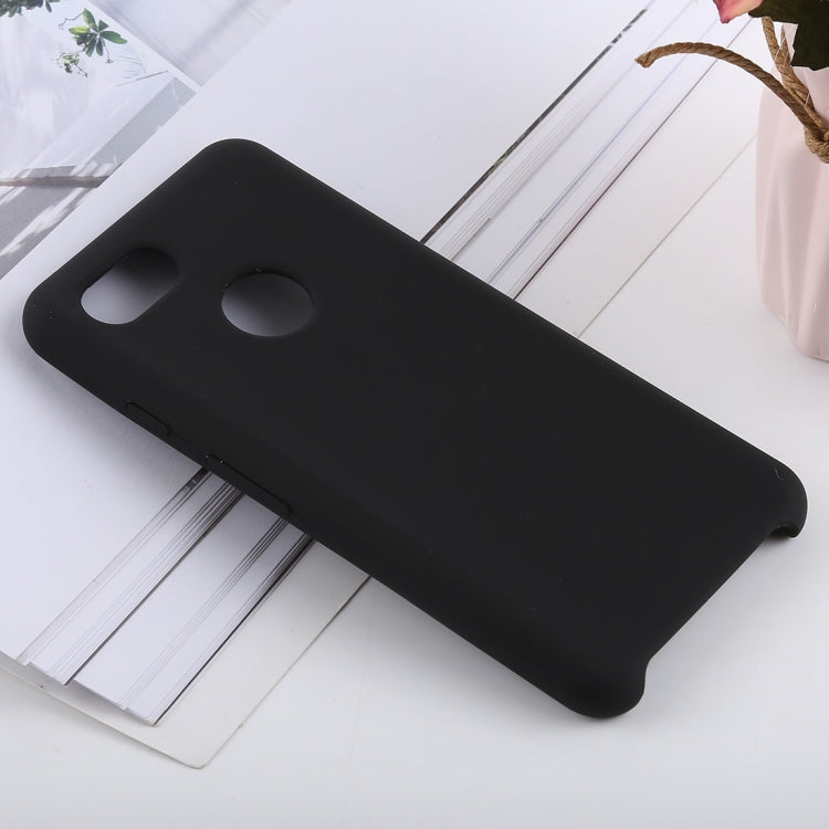 Solid Color Liquid Silicone Shockproof Soft Case for Google Pixel 3
