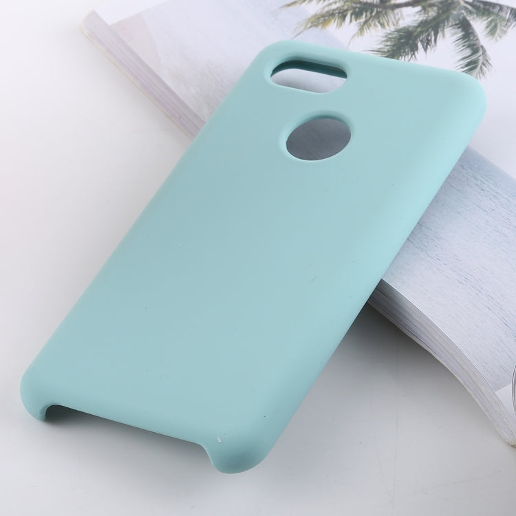 Solid Color Liquid Silicone Shockproof Soft Case for Google Pixel 3