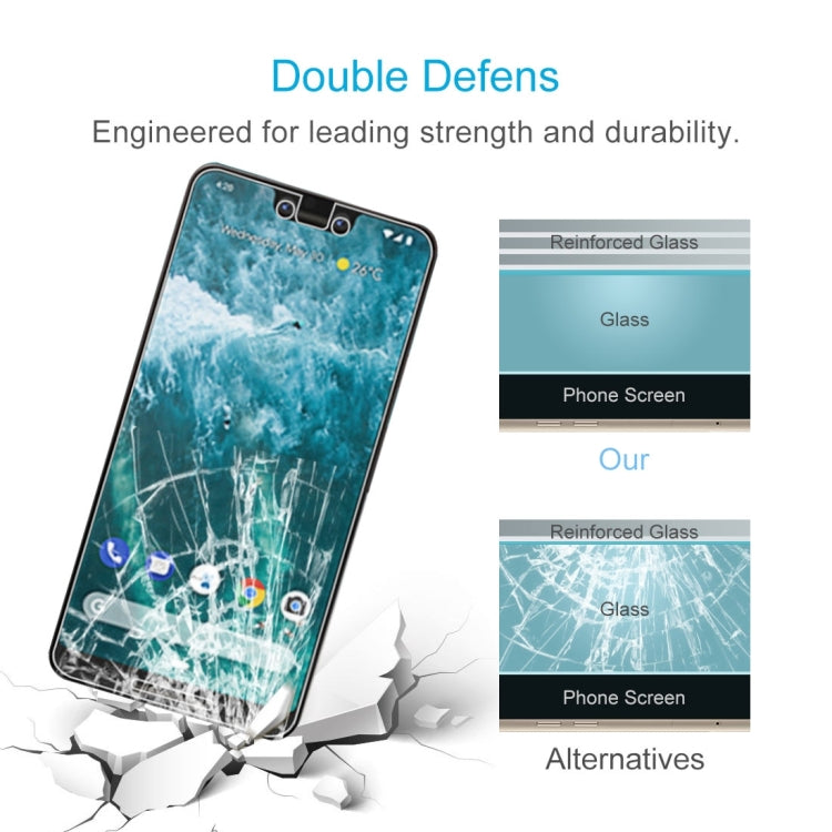 10 PCS 9H 2.5D Tempered Glass Film for Google Pixel 3XL