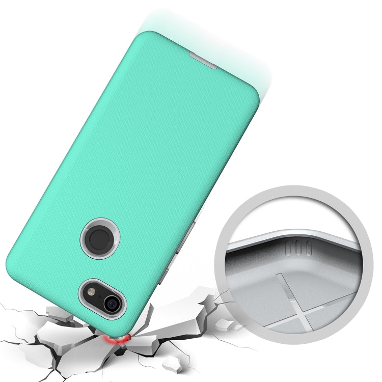 Anti-slip Armor Texture TPU + PC Case for Google Pixel 3 XL