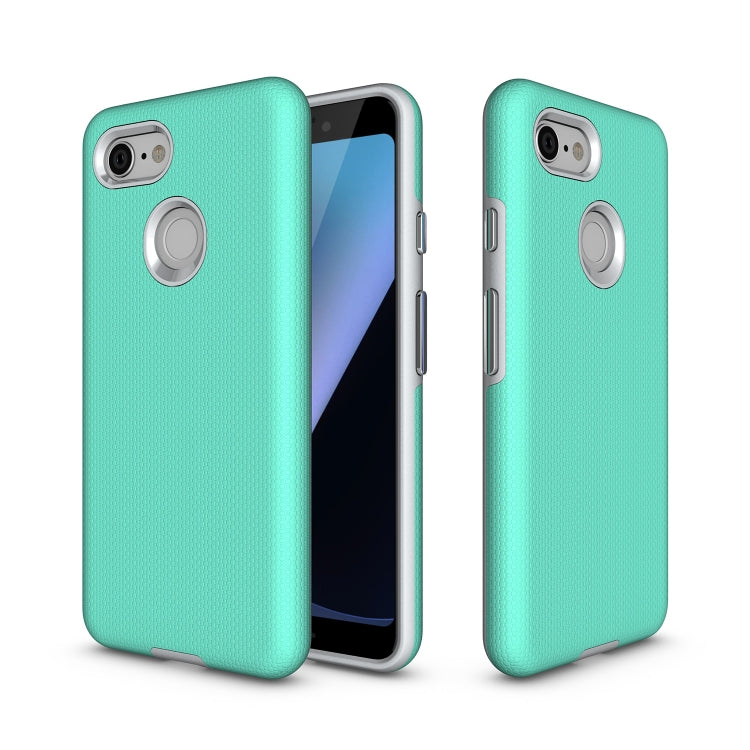 Anti-slip Armor Texture TPU + PC Case for Google Pixel 3