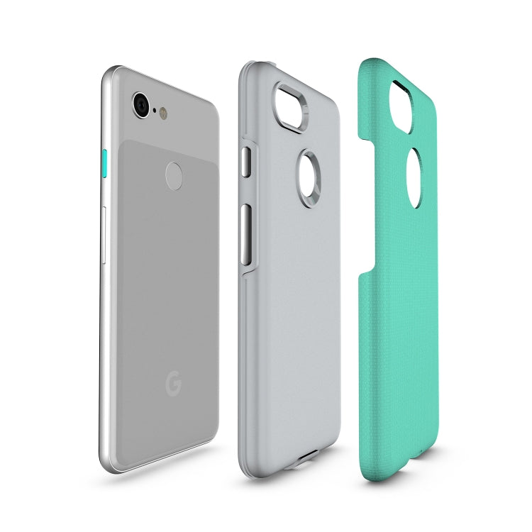 Anti-slip Armor Texture TPU + PC Case for Google Pixel 3