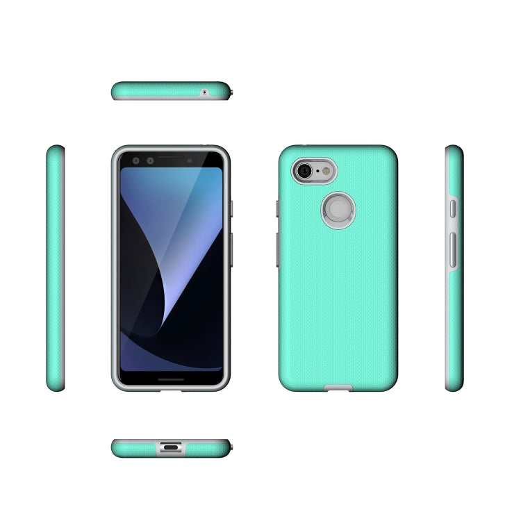 Anti-slip Armor Texture TPU + PC Case for Google Pixel 3