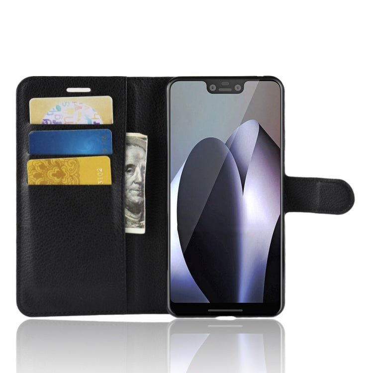Litchi Texture Horizontal Flip Leather Case for Google Pixel 3 XL, with Wallet & Holder & Card Slots