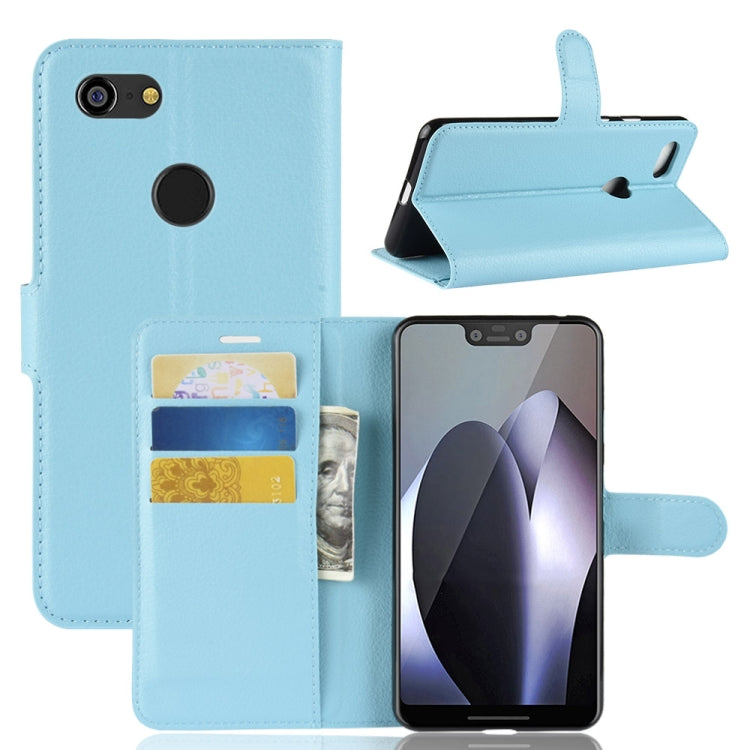 Litchi Texture Horizontal Flip Leather Case for Google Pixel 3 XL, with Wallet & Holder & Card Slots
