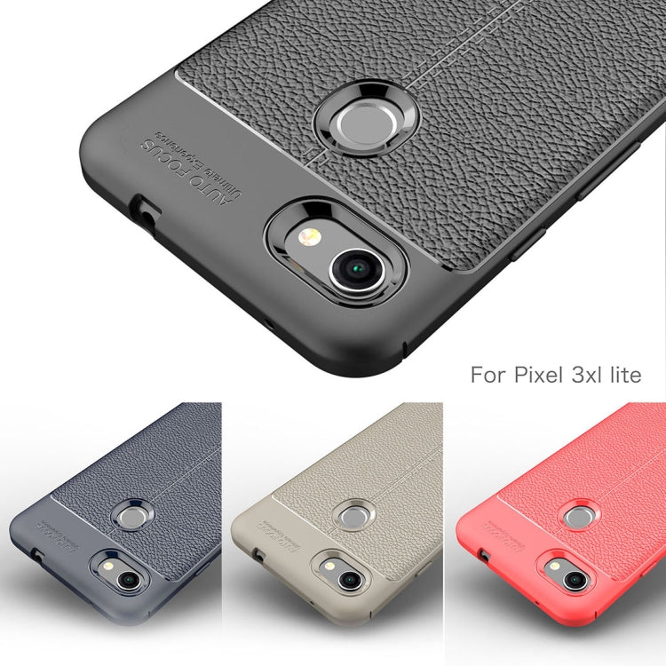 Litchi Texture TPU Shockproof Case for Google Pixel 3XL Lite
