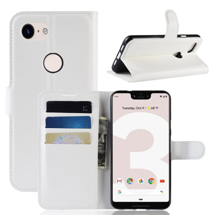 Litchi Texture Horizontal Flip Leather Case for Google Pixel 3a XL/google Pixel 3a XL, with Wallet & Holder & Card Slots