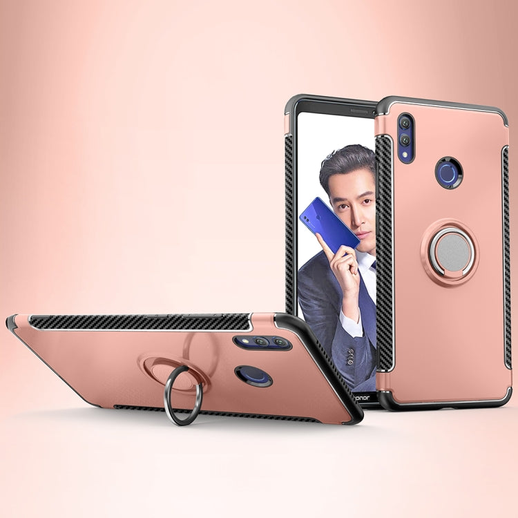 Anti-fall Magnetic Case with 360 Degree Rotating Armor Ring for Huawei Honor Note 10
