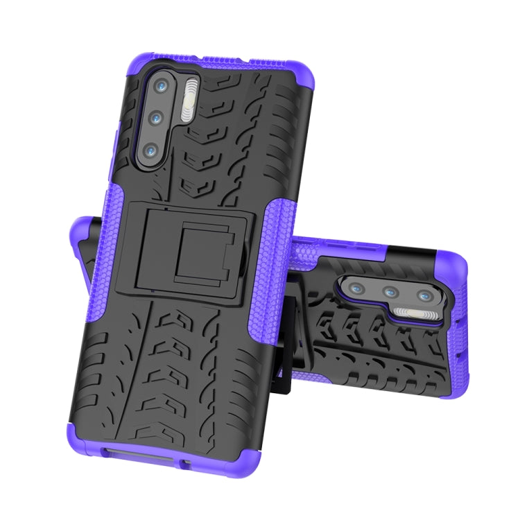 Tire Texture TPU+PC Shockproof Case for Huawei P30 Pro, with Holder