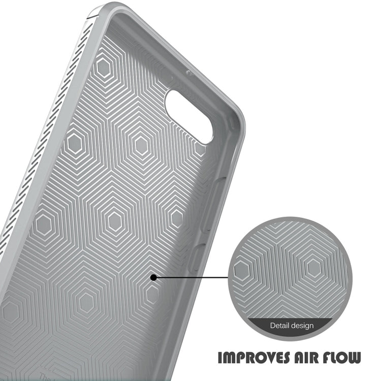 Lenuo for Leshen Series Huawei Nova 2s TPU Litchi Texture Dropproof Protective Back Cover Case