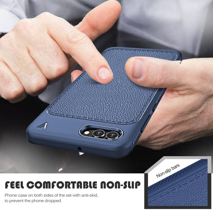 Lenuo for Leshen Series Huawei Nova 2s TPU Litchi Texture Dropproof Protective Back Cover Case