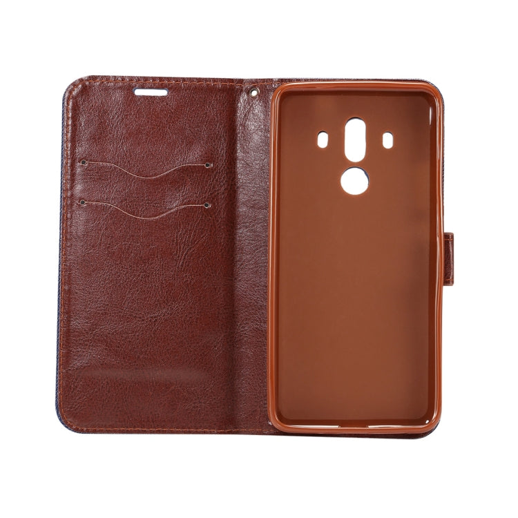 Dibase for Huawei Mate 10 Pro Denim Texture Horizontal Flip Leather Case with Holder & Card Slots