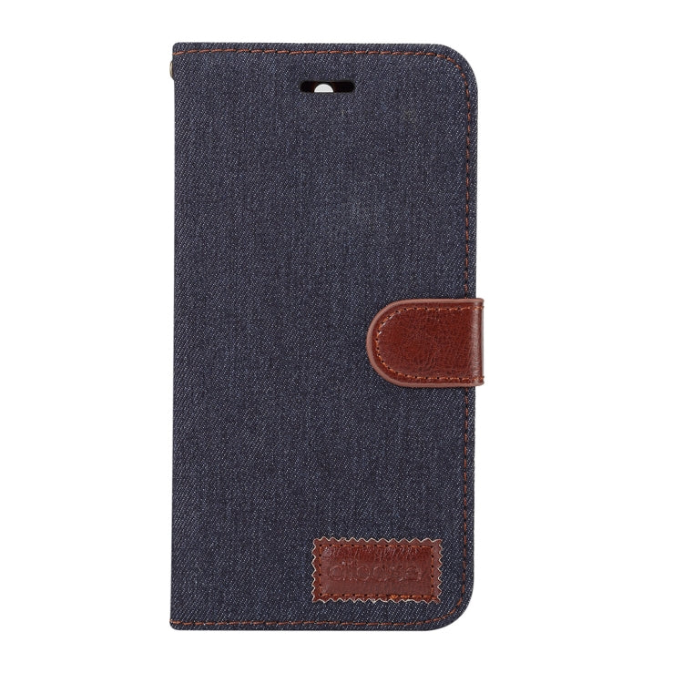 Dibase for Huawei Mate 10 Lite & Maimang 6 Denim Texture Horizontal Flip Leather Case with Holder & Card Slots