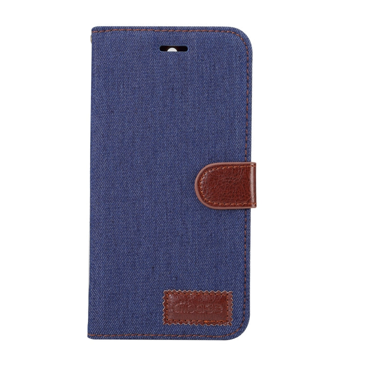 Dibase for Huawei Mate 10 Lite & Maimang 6 Denim Texture Horizontal Flip Leather Case with Holder & Card Slots