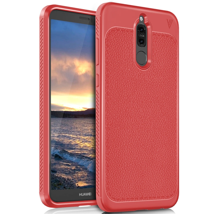 Lenuo for Leshen Series Huawei Mate 10 Lite TPU Litchi Texture Dropproof Protective Back Cover Case