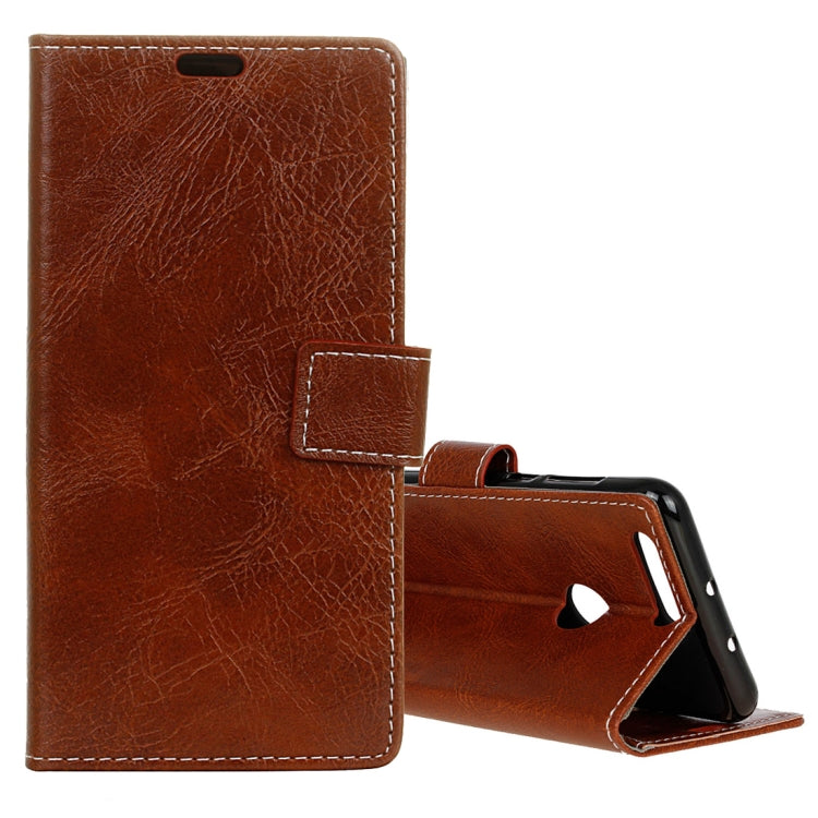 For Huawei P smart / Enjoy 7S Retro Crazy Horse Texture Horizontal Flip Leather Case with Holder & Card Slots & Wallet & Photo