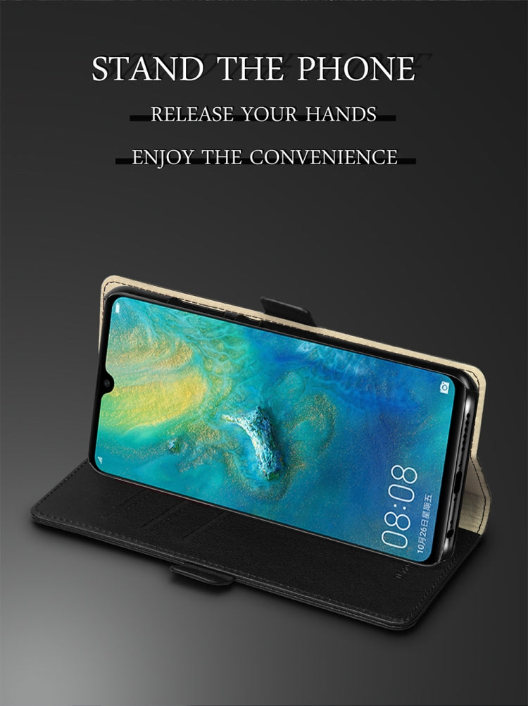 DZGOGO MILO Series PC + PU Horizontal Flip Leather Case for Huawei P Smart (2019), with Holder & Card Slot & Wallet