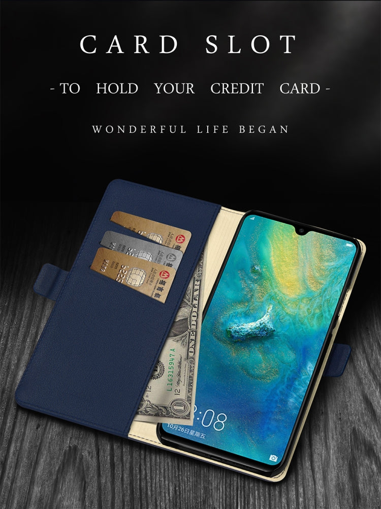 DZGOGO MILO Series PC + PU Horizontal Flip Leather Case for Huawei P Smart (2019), with Holder & Card Slot & Wallet