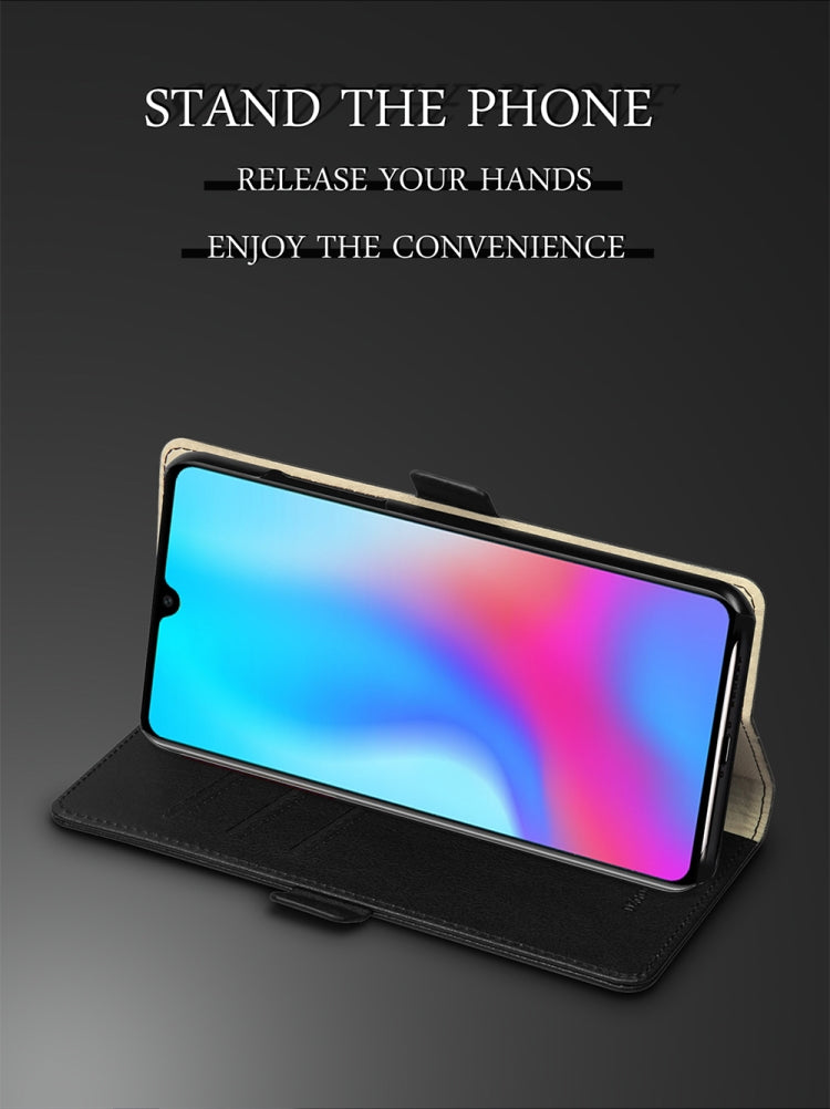 DZGOGO MILO Series PC + PU Horizontal Flip Leather Case for Huawei P30 Pro, with Holder & Card Slot & Wallet