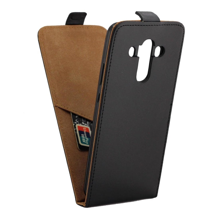 For Huawei Mate 10 Pro TPU Business Style Vertical Flip Protective Leather Case with Card Slot (Black)