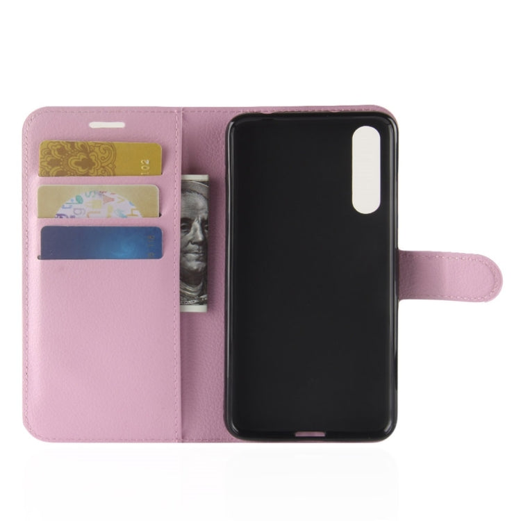 For Huawei P20 Pro Litchi Texture Horizontal Flip Leather Case with Wallet & Holder & Card Slots