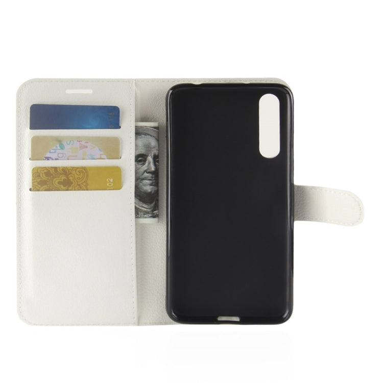 For Huawei P20 Pro Litchi Texture Horizontal Flip Leather Case with Wallet & Holder & Card Slots