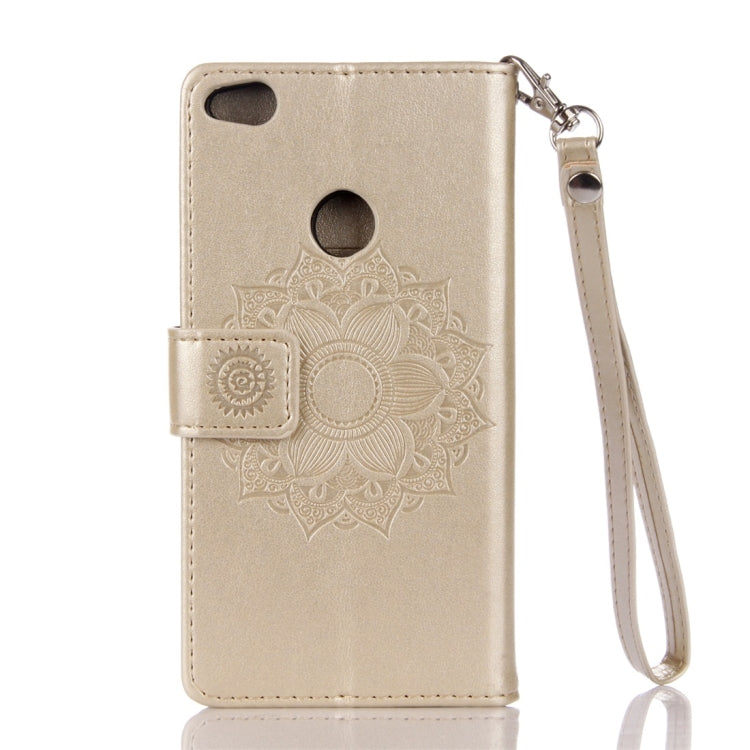 For Huawei P8 Lite (2017) Mandragora Pattern Crystal Encrusted Horizontal Flip Leather Case with Card Slot & Holder & Wallet & Lanyard