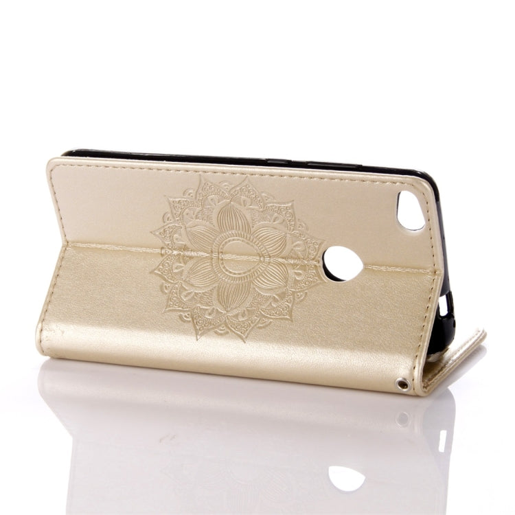 For Huawei P8 Lite (2017) Mandragora Pattern Crystal Encrusted Horizontal Flip Leather Case with Card Slot & Holder & Wallet & Lanyard