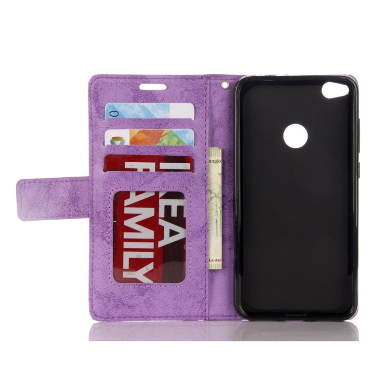 For Huawei P8 Lite (2017) Mandragora Pattern Crystal Encrusted Horizontal Flip Leather Case with Card Slot & Holder & Wallet & Lanyard