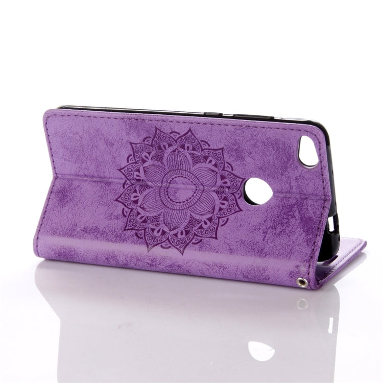 For Huawei P8 Lite (2017) Mandragora Pattern Crystal Encrusted Horizontal Flip Leather Case with Card Slot & Holder & Wallet & Lanyard