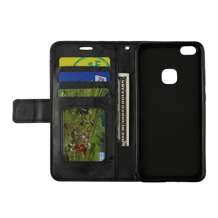 For Huawei P10 Lite Mandragora Pattern Crystal Encrusted Horizontal Flip Leather Case with Card Slot & Holder & Wallet & Lanyard