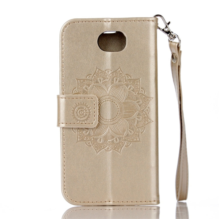 For Huawei Y5II Mandragora Pattern Crystal Encrusted Horizontal Flip Leather Case with Card Slot & Holder & Wallet & Lanyard