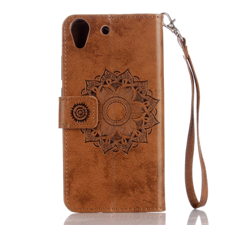 For Huawei Y6 II Mandragora Pattern Crystal Encrusted Horizontal Flip Leather Case with Card Slot & Holder & Wallet & Lanyard