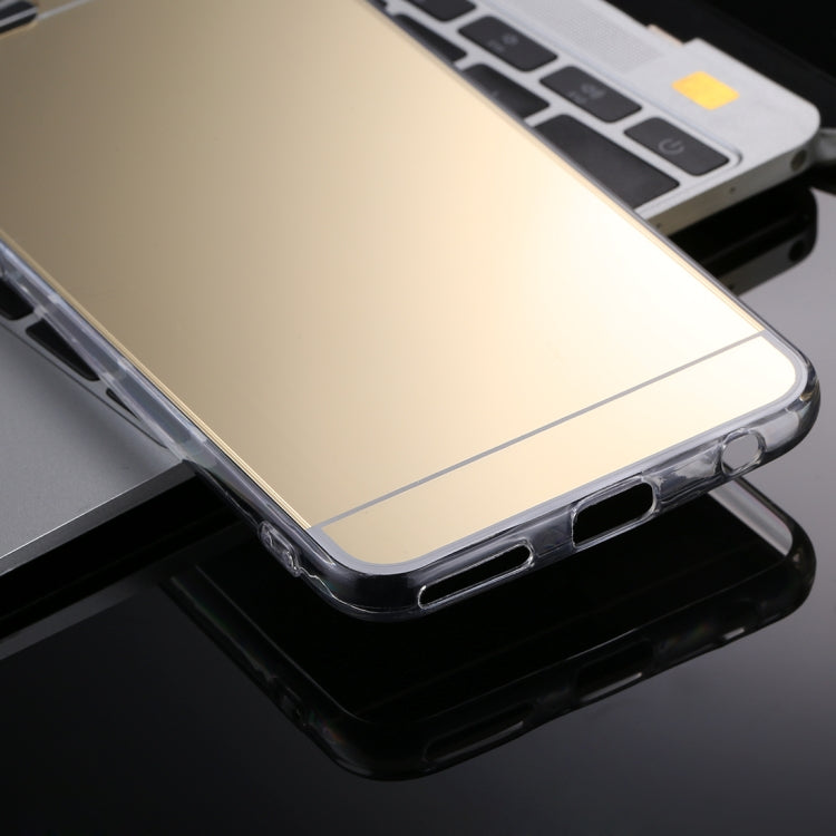 For Huawei Honor View 10 Acrylic + TPU Electroplating Mirror Protective Back Cover Case
