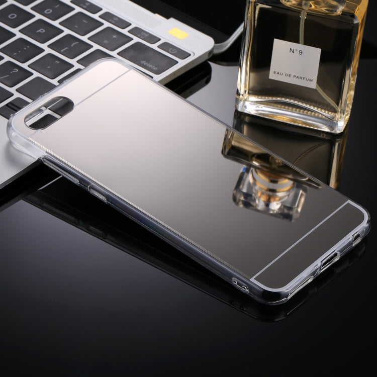 For Huawei Honor View 10 Acrylic + TPU Electroplating Mirror Protective Back Cover Case