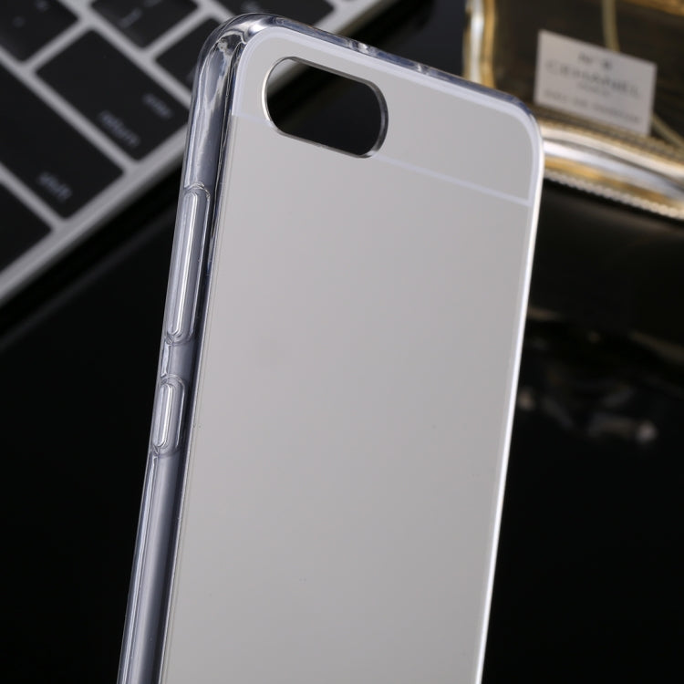 For Huawei Honor View 10 Acrylic + TPU Electroplating Mirror Protective Back Cover Case