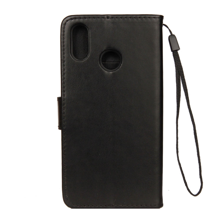 For Huawei P20 Lite Lotus Butterfly Pattern Horizontal Flip Leather Case with Holder & Card Slots & Wallet & Lanyard