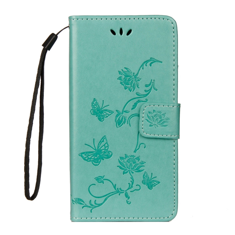 For Huawei P20 Lite Lotus Butterfly Pattern Horizontal Flip Leather Case with Holder & Card Slots & Wallet & Lanyard