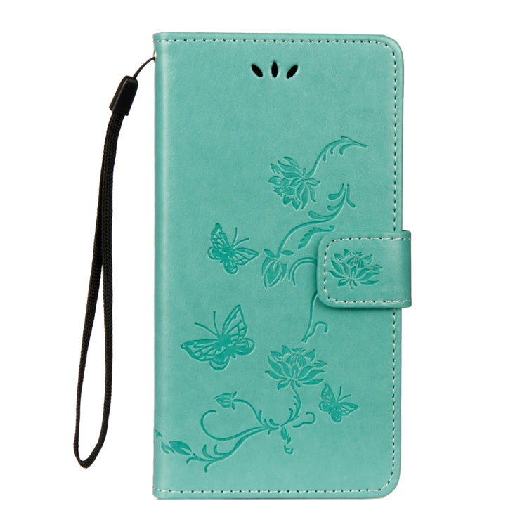 For Huawei P20 Lotus Butterfly Pattern Horizontal Flip Leather Case with Holder & Card Slots & Wallet & Lanyard