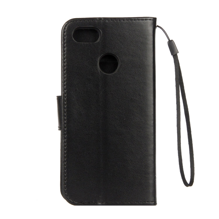 For Huawei Y9 (2018) Lotus Butterfly Pattern Horizontal Flip Leather Case with Holder & Card Slots & Wallet & Lanyard